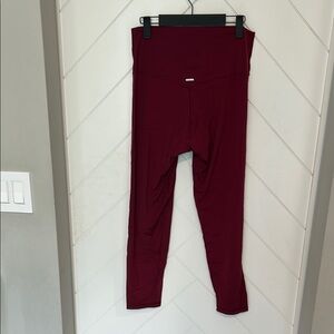 Aerie Deep Red High-Waisted Leggings